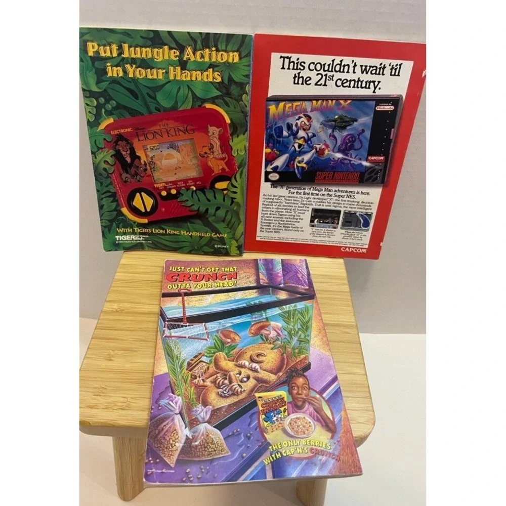 VTG Disney Adventures Magazine Lot‎ 1994 Lion King Flintstones The Mask